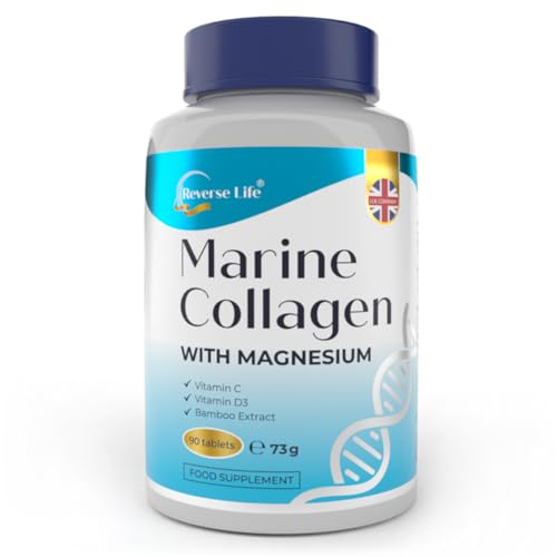 High Strength Marine Collagen Tablets with Vitamins