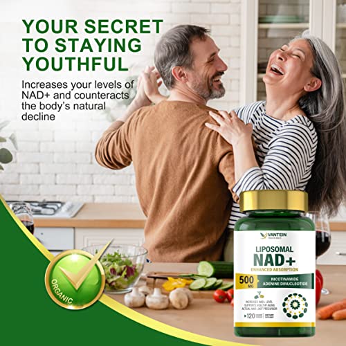 NAD+ 500mg Supplements for Energy and Anti-Aging