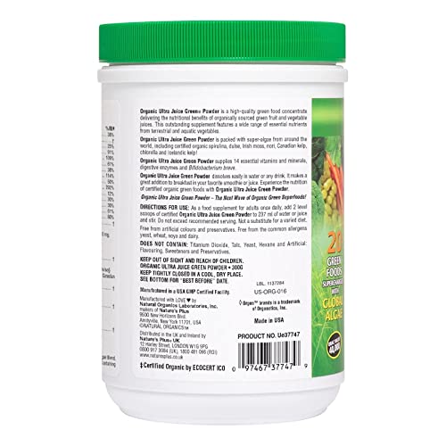 Organic Ultra Juice Green Drink Powder - 30 Days