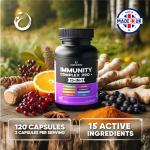 Ultimate Immune Support Supplement – 120 Vegan Capsules
