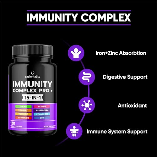 Ultimate Immune Support Supplement – 120 Vegan Capsules