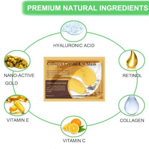 Crystal Collagen 24K Gold Under Eye Gel Masks