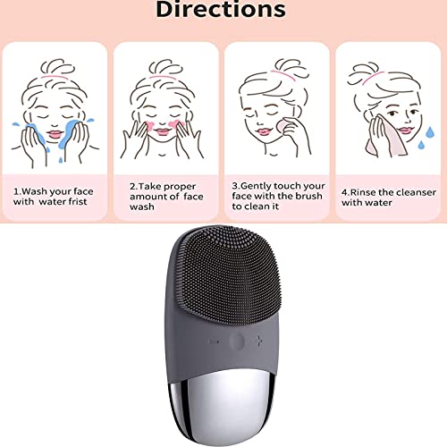 Sonic Facial Cleansing Brush for Anti-Aging Skin