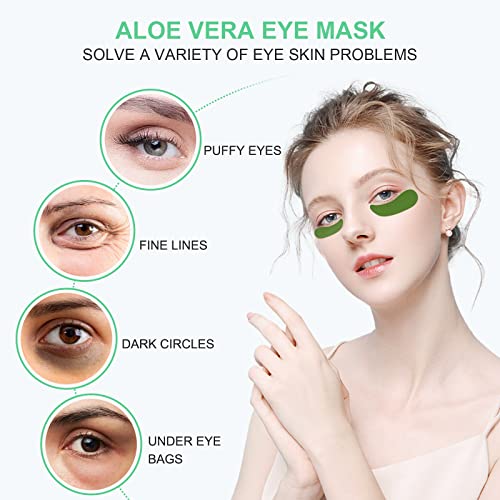 Aloe Vera Eye Mask Patches for Dark Circles