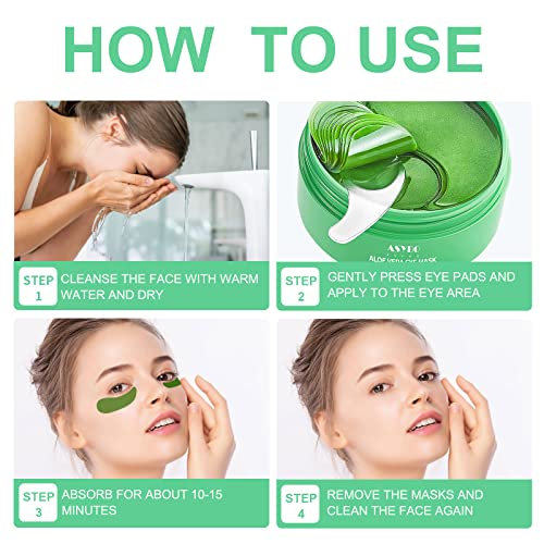 Aloe Vera Eye Mask Patches for Dark Circles