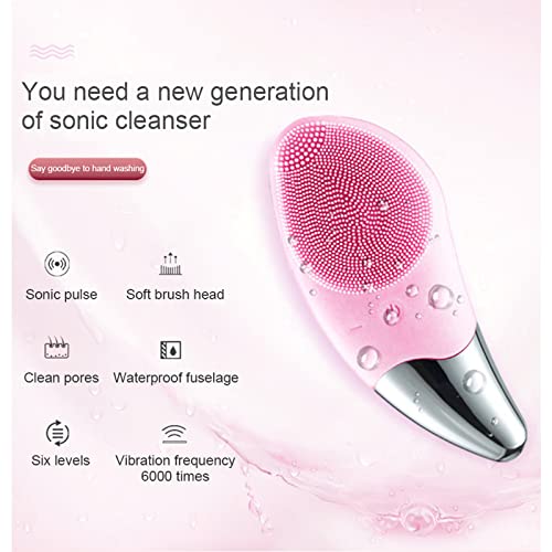 SONGQEE Waterproof Sonic Facial Cleansing Brush