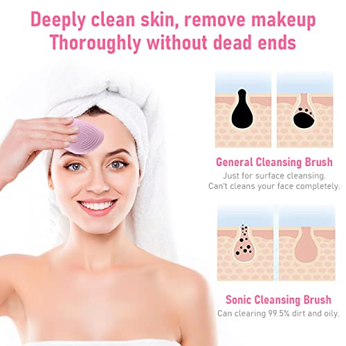 SONGQEE Waterproof Sonic Facial Cleansing Brush
