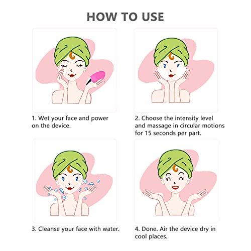 SONGQEE Sonic Face Cleansing Brush for Anti-Aging