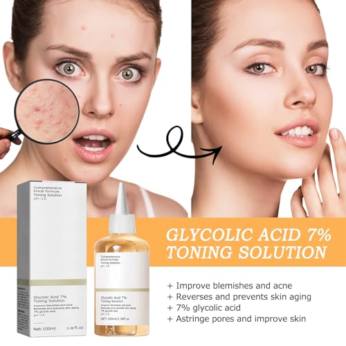 Glycolic Acid 7% Toner for Youthful Skin
