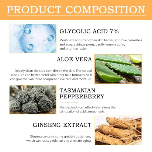 Glycolic Acid 7% Toner for Youthful Skin