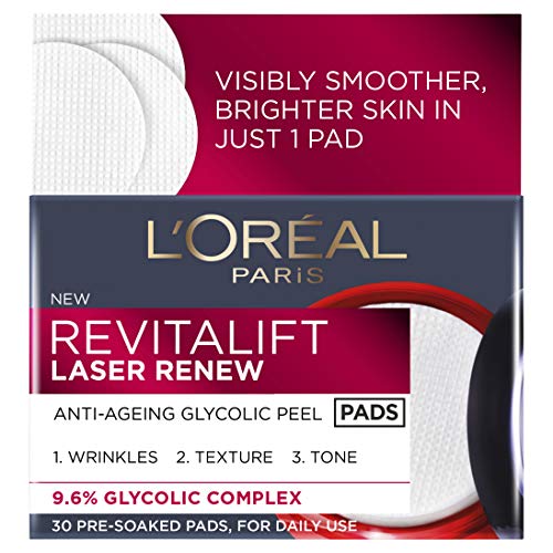 Revitalift Laser Renew Glycolic Acid Pads 25 Count