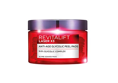 Revitalift Laser Renew Glycolic Acid Pads 25 Count