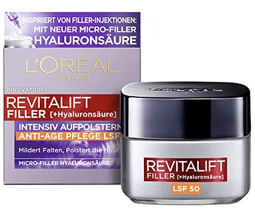 L'Oréal Revitalift Filler Hyaluronic Day Cream SPF 50