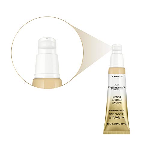 Max Factor Miracle Second Skin Foundation, Fair-Light 30ml