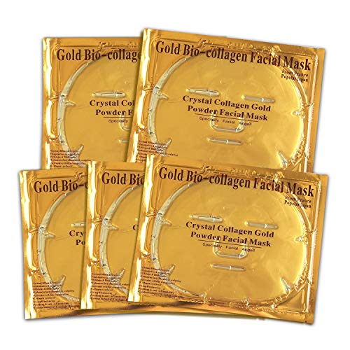 24K Gold Collagen Face, Eye & Lip Mask Set