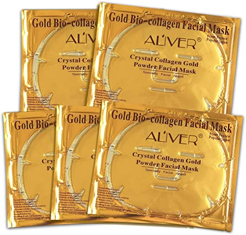 24K Gold Collagen Face, Eye & Lip Mask Set