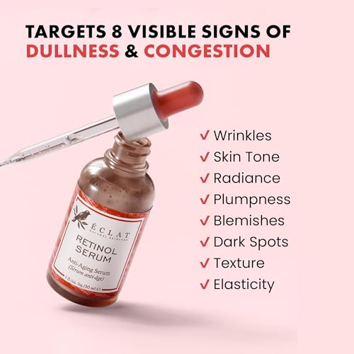 Face and Neck Retinol Serum (2.5%) for Aging