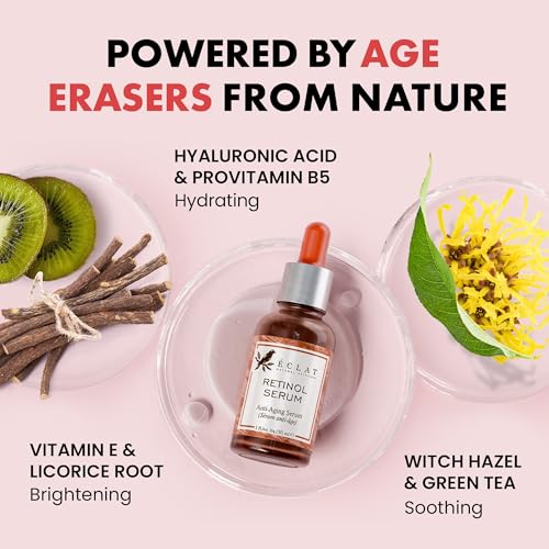 Face and Neck Retinol Serum (2.5%) for Aging