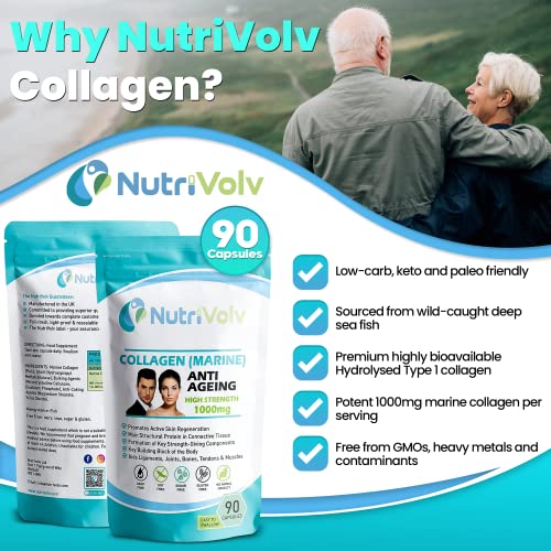 Nutrivolv Marine Collagen Supplement for Youthful Skin
