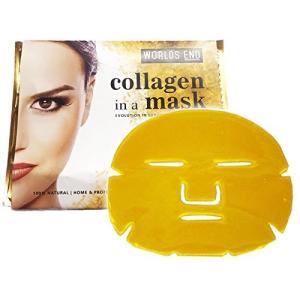 5 Premium Gold Collagen Crystal Face Masks