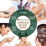 PraNaturals African Black Soap – Natural Anti-Aging Cleanser