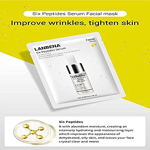 Lanbena 7-Pack Anti-Aging Facial Masks Set