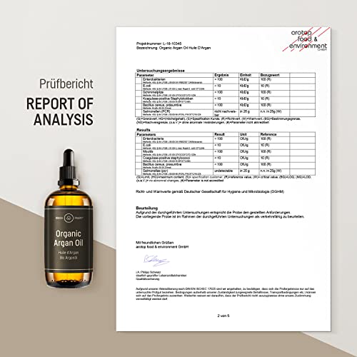 100% Pure Organic Argan Oil for Anti-Aging