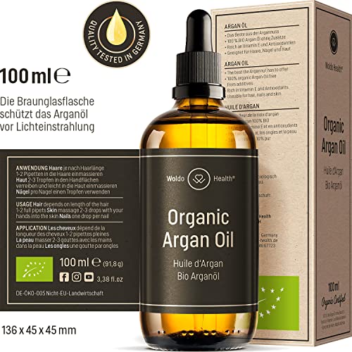 100% Pure Organic Argan Oil for Anti-Aging