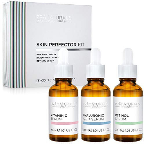 PraNaturals 3x30ml Skin Perfecting Serum Kit