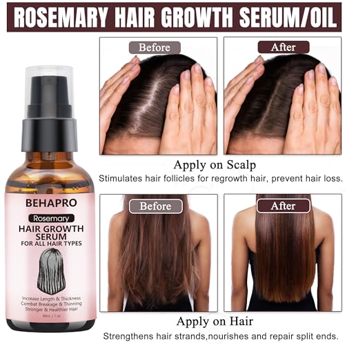 Rosemary Oil Hair Growth Serum & Shampoo
