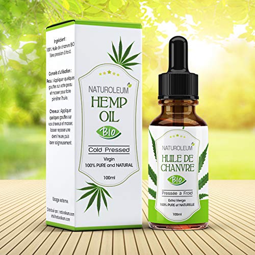 Organic Cold Pressed Hemp Oil for Skin and Hair