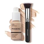 PHOERA Full Coverage Matte Foundation with Brush
