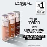 L'Oreal Paris True Match Foundation, Hyaluronic Acid, SPF 17