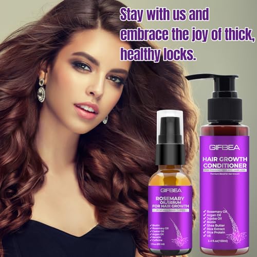 Rosemary Biotin Hair Growth Serum & Conditioner