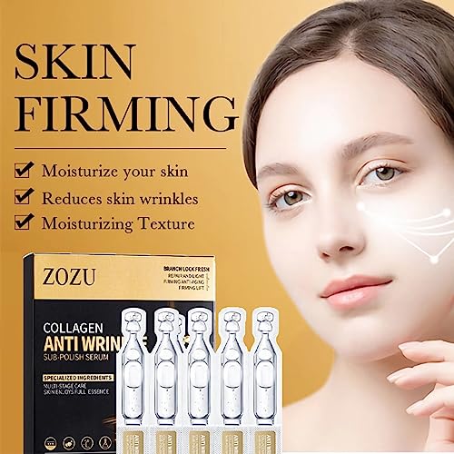 10PCS Collagen Serum with Hyaluronic Acid for Youthful Skin