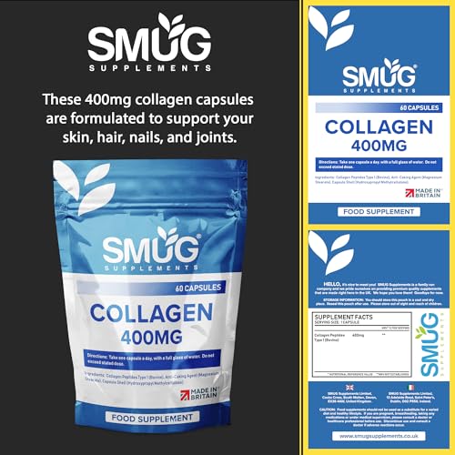 SMUG Collagen Capsules - Boost Skin, Hair, Joints