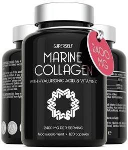 High-Dose Marine Collagen Capsules with Hyaluronic Acid