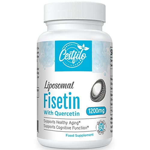 Liposomal Fisetin 1000mg with Quercetin 200mg 60 Softgels