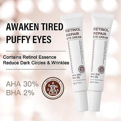 Retinol Eye Cream for Dark Circles and Puffiness