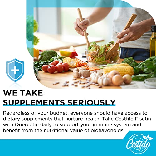 Liposomal Fisetin 1000mg with Quercetin 200mg 60 Softgels