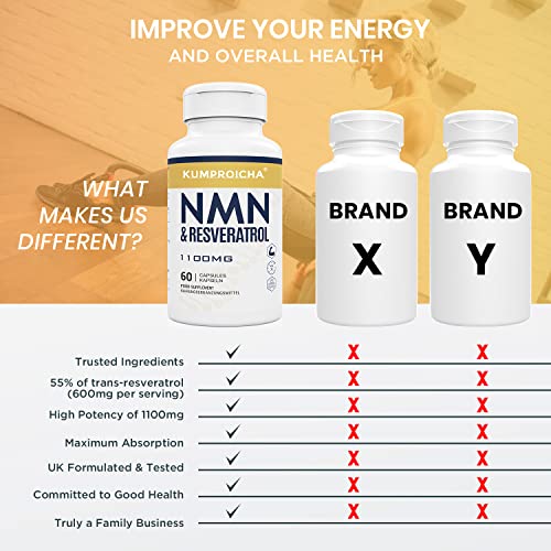 NAD+ Boosting Anti-Aging Supplement with Resveratrol