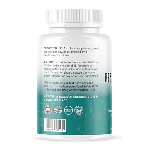 Vinco Resveratrol Antioxidant Supplement – 600mg Capsules