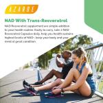 NAD+ Trans-Resveratrol 1100mg with Black Pepper