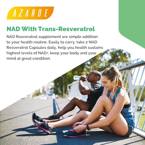 NAD+ Trans-Resveratrol 1100mg with Black Pepper