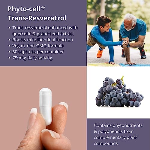 High Purity Resveratrol 750mg Anti-Aging Capsules