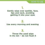 Biodegradable Exfoliating Face Wipes for Sensitive Skin