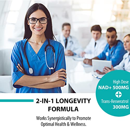 Liposomal NAD+ & Trans-Resveratrol Anti Aging Softgels