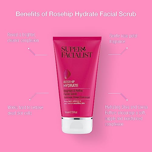 Rosehip Hydrating Face Scrub for Sensitive Skin
