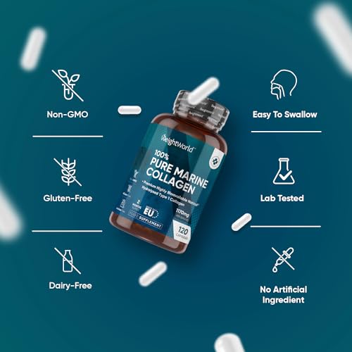 Marine Collagen Capsules - 1170mg Pure Type 1