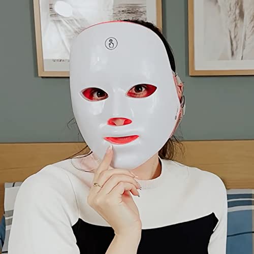 LED Face Light Therapy Mask for Anti-Aging